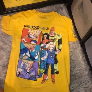 Oversized dragon ball z graphic shirt